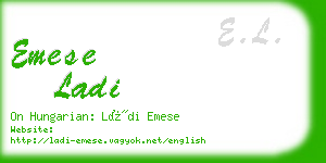 emese ladi business card